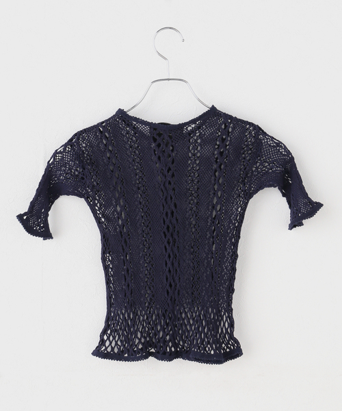 EUCHRONIA ユークロニア ストレッチ レース short sleeve tee 261802
