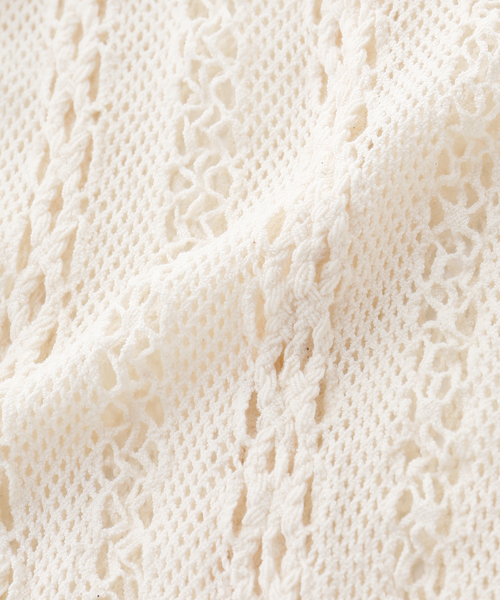 IENA LA BOUCLE(イエナラブークル)の「EUCHRONIA ユークロニア ストレッチ レース short sleeve tee 261802(Tシャツ/カットソー・レディース・ネイビー・FREE)」の9枚目の写真