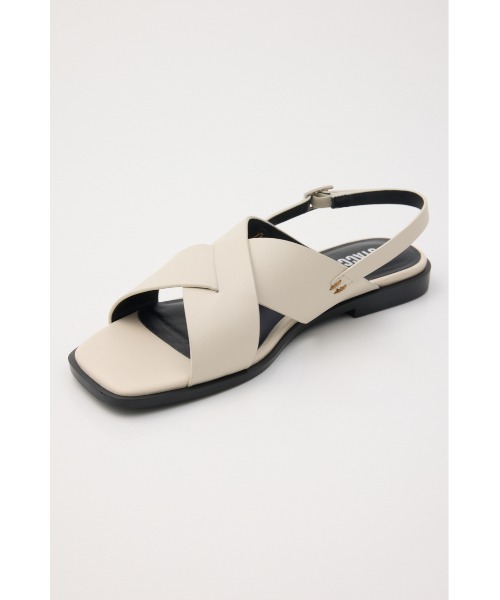 STACCATO(スタッカート)の「スクエアモードフラットティン(サンダル・レディース・ホワイト/ブラック・22.5cm/23cm/23.5cm/24cm/24.5cm)」の9枚目の写真