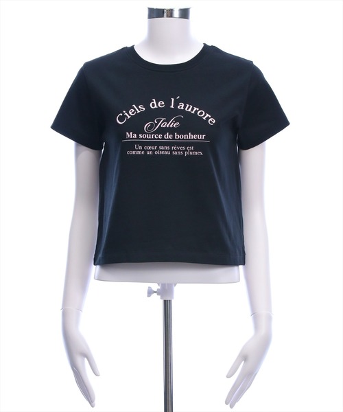 clear（クリア）の「ロゴ刺繍入りプリントTシャツ［骨格ウェーブ/華奢見え/カジュアル］（Tシャツ/カットソー・レディース・ブラック系その他2/ピンク/レッド/ホワイト系その他/グレー/ホワイト系その他2/ブラック系その他・F）」の14枚目の写真