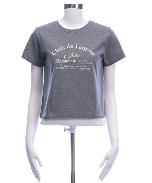 clear（クリア）の「ロゴ刺繍入りプリントTシャツ［骨格ウェーブ/華奢見え/カジュアル］（Tシャツ/カットソー・レディース・ブラック系その他2/ピンク/レッド/ホワイト系その他/グレー/ホワイト系その他2/ブラック系その他・F）」の18枚目の写真