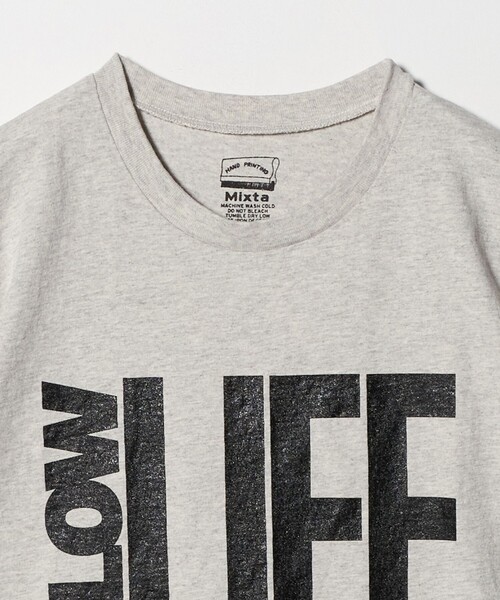 MIXTA(ミクスタ)の「【別注】<MIXTA>SLOW LIFE Tシャツ LT.GRAY(Tシャツ/カットソー・レディース・ライトグレー・S)」の9枚目の写真