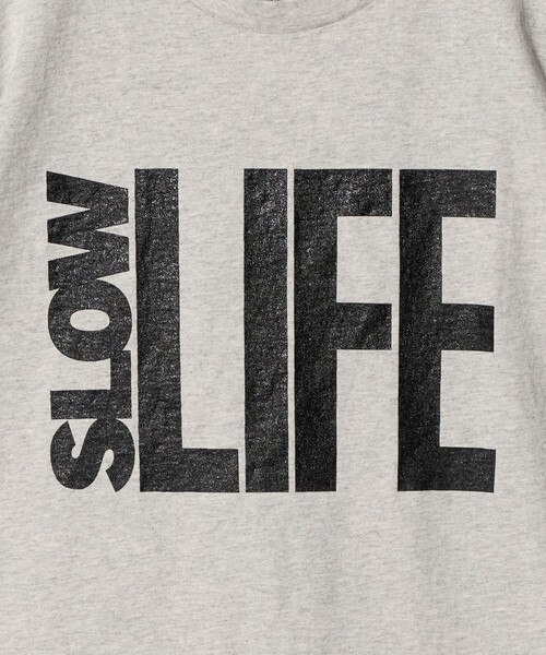 MIXTA(ミクスタ)の「【別注】<MIXTA>SLOW LIFE Tシャツ LT.GRAY(Tシャツ/カットソー・レディース・ライトグレー・S)」の12枚目の写真