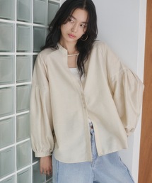 hunch（ハンチ）の「前後2WAY ツヤシアーシャツ（シャツ/ブラウス）」