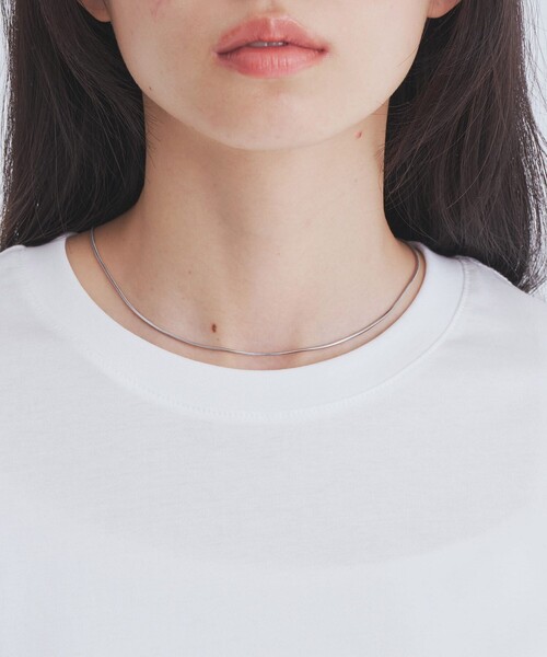 UNITED TOKYO(ユナイテッドトウキョウ)の「【大人気!】コンパクトTシャツ|ウォッシャブル/オフィスカジュアル/半袖/Tシャツ/夏服/抗ピリング(Tシャツ/カットソー・レディース・ブラック/アイボリー/ネイビー/レッド/ピンク/ライトブルー・FREE)」の14枚目の写真