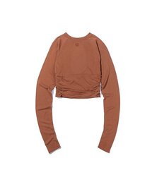 SHIRRING LONGSLEEVE ORANGE