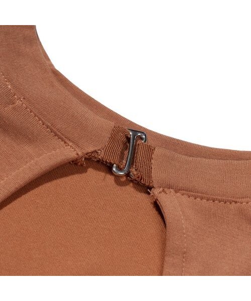 EXTRAORDINARY(エクストラオーディナリー)の「SHIRRING LONGSLEEVE ORANGE(Tシャツ/カットソー・メンズ・その他・SMALL/X-SMALL)」の3枚目の写真