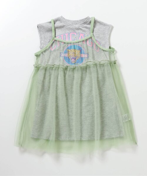 BREEZE(ブリーズ)の「【2Pセット】カレッジチュールワンピース(ワンピース・キッズ・グレー/レッド/チャコール・90/80/140/130/120/110/100)」の13枚目の写真