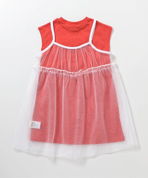 BREEZE(ブリーズ)の「【2Pセット】カレッジチュールワンピース(ワンピース・キッズ・グレー/レッド/チャコール・90/80/140/130/120/110/100)」の16枚目の写真