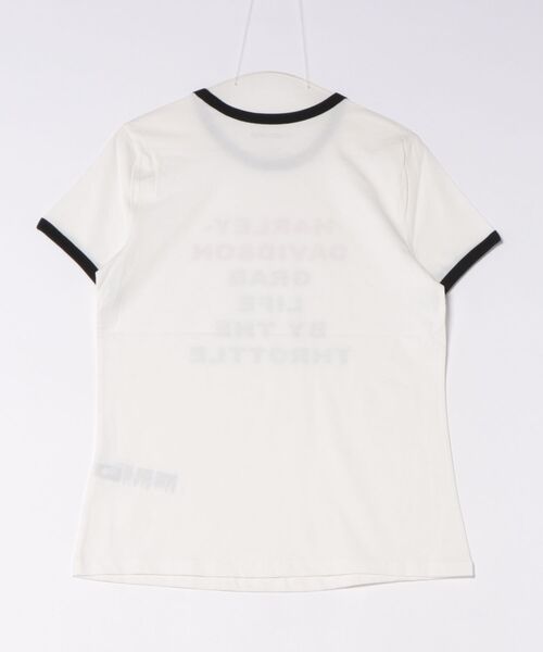 Harley-Davidson（ハーレーダビッドソン）の「Grab Life by the Throttle Tシャツ（Tシャツ/カットソー・レディース・ホワイト系その他・X-SMALL/SMALL/MEDIUM/LARGE）」の3枚目の写真