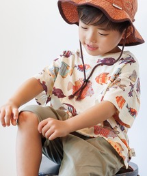MAKE YOUR DAY（メイクユアデイ）の「おさかなカーニバル総柄半袖Tシャツ（Tシャツ/カットソー）」