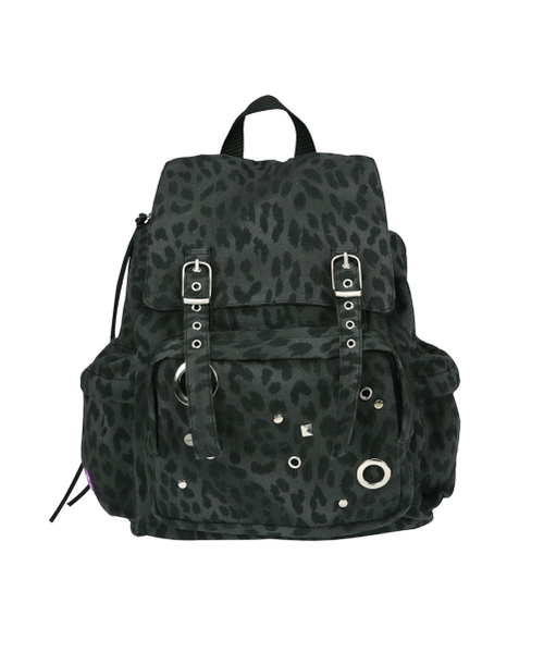 YEOMIMの「raw layout backpack (leopard charcoal)（バックパック/リュック・レディース・その他・FREE）」の2枚目の写真