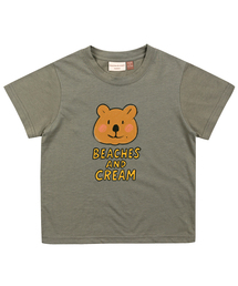 クオッカ 半袖Tシャツ グレーッシュカーキ