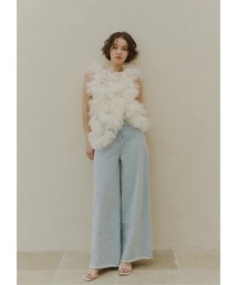 NOTREemor（ノートルエモア）の「emor flower line stone denim（デニムパンツ）」