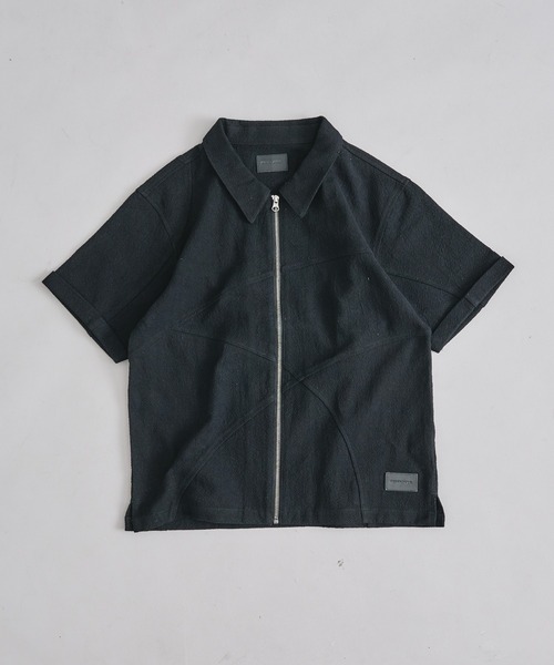 ANDER HUNK(アンダーハンク)の「Linen Cotton Shirt Jacket/リネンコットンシャツジャケット(シャツ/ブラウス・メンズ・ブラック/グレー・MEDIUM/LARGE)」の18枚目の写真
