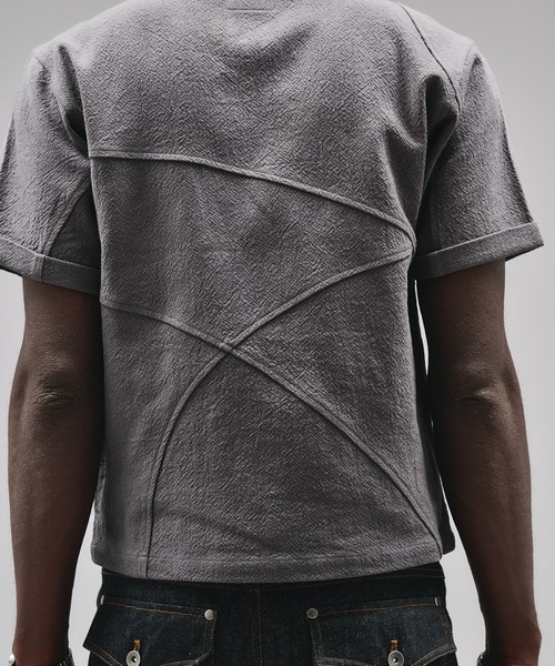 ANDER HUNK(アンダーハンク)の「Linen Cotton Shirt Jacket/リネンコットンシャツジャケット(シャツ/ブラウス・メンズ・ブラック/グレー・MEDIUM/LARGE)」の11枚目の写真