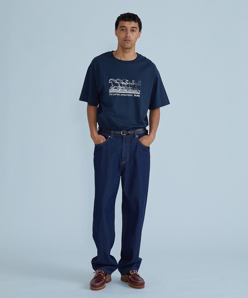 SILAS(サイラス)の「DERBY S/S TEE(Tシャツ/カットソー・メンズ・ブラウン/アッシュ/ネイビー・L/XL/M)」の8枚目の写真