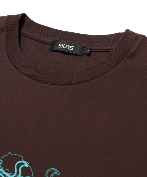 SILAS(サイラス)の「DERBY S/S TEE(Tシャツ/カットソー・メンズ・ブラウン/アッシュ/ネイビー・L/XL/M)」の12枚目の写真