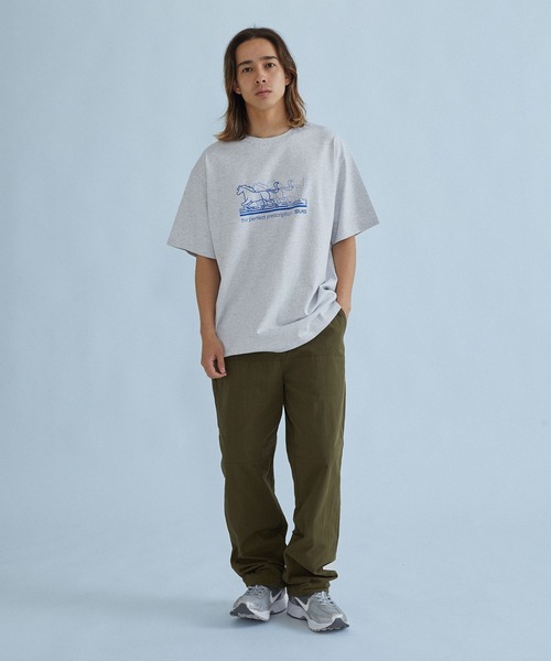SILAS(サイラス)の「DERBY S/S TEE(Tシャツ/カットソー・メンズ・ブラウン/アッシュ/ネイビー・L/XL/M)」の5枚目の写真