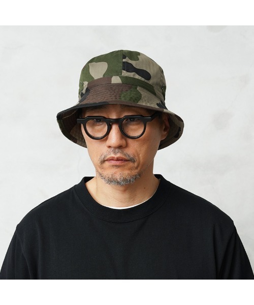 MILITARY（ミリタリー）の「実物 新品 デッドストック フランス軍 HBT ブッシュハット CCEカモ（ハット・メンズ・カモフラージュ・57/56/59/58）」の6枚目の写真