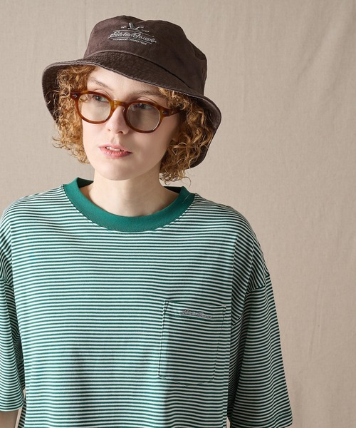Eddie Bauer(エディーバウアー)の「ナロー ボーダー 半袖ポケットTシャツ(Tシャツ/カットソー・メンズ・グレー/バーガンディー/グリーン/ネイビー・XL/L/M/XXL/S)」の13枚目の写真