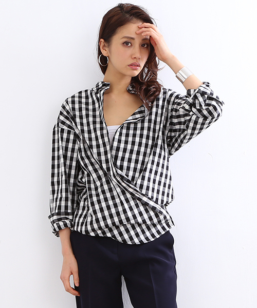 B:MING by BEAMS(ビーミングバイビームス)の「ビーミング by ビームス / 2wayカシュクールシャツ(シャツ/ブラウス・レディース・その他1/その他2・SMALL/MEDIUM)」の8枚目の写真