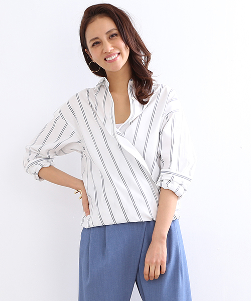B:MING by BEAMS(ビーミングバイビームス)の「ビーミング by ビームス / 2wayカシュクールシャツ(シャツ/ブラウス・レディース・その他1/その他2・SMALL/MEDIUM)」の16枚目の写真