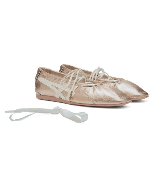 Onitsuka Tiger(オニツカタイガー)の「GYMNARINA / ジムナリーナ(バレエシューズ・レディース・シルバー系その他/ピンク系その他・22.5/23/23.5/24/24.5/25/25.5/26)」の6枚目の写真
