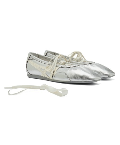 Onitsuka Tiger(オニツカタイガー)の「GYMNARINA / ジムナリーナ(バレエシューズ・レディース・シルバー系その他/ピンク系その他・22.5/23/23.5/24/24.5/25/25.5/26)」の15枚目の写真