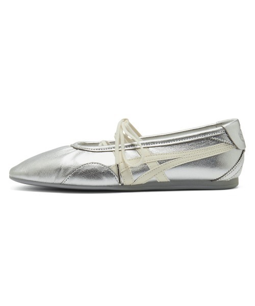 Onitsuka Tiger(オニツカタイガー)の「GYMNARINA / ジムナリーナ(バレエシューズ・レディース・シルバー系その他/ピンク系その他・22.5/23/23.5/24/24.5/25/25.5/26)」の16枚目の写真