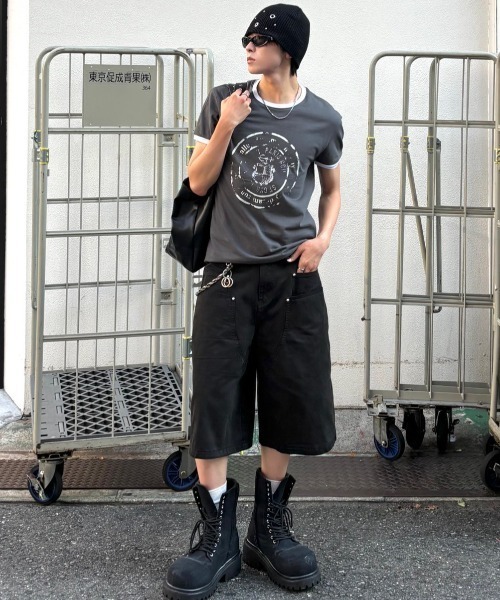 Chikashitsu +（チカシツプラス）の「【Chikashitsu +】mix eyelet studs beanie (3color) / 【チカシツプラス】ミックスアイレットスタッズビーニー＜着用動画あり＞（ニットキャップ/ビーニー・メンズ・ブラウン/グレー/ブラック・ONE SIZE）」の16枚目の写真