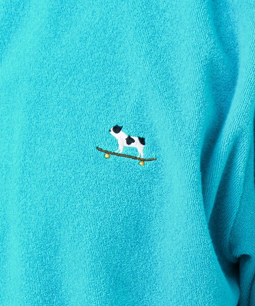 GLOSTER(グロスター)の「【夏素材で快適】フレブルパイルTEE ワンポイント刺繍(Tシャツ/カットソー・メンズ・ホワイト/ライトブルー/グレー系その他/ブルー系その他・L/M/S)」の22枚目の写真