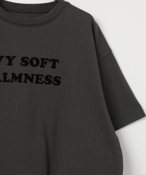 GEORGE'S（ジョージズ）の「フロッキーロゴＴシャツ（Tシャツ/カットソー・レディース・ブルー/チャコールグレー/オフホワイト・FREE）」の7枚目の写真