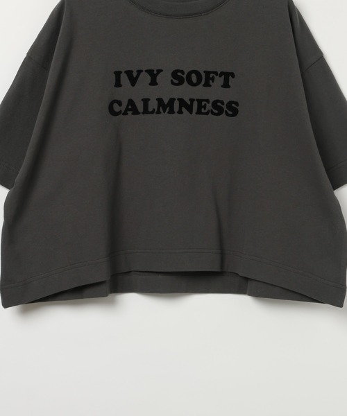 GEORGE'S（ジョージズ）の「フロッキーロゴＴシャツ（Tシャツ/カットソー・レディース・ブルー/チャコールグレー/オフホワイト・FREE）」の8枚目の写真
