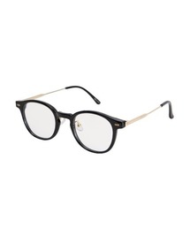 Chikashitsu +（チカシツプラス）の「【Chikashitsu +】silver temple boston eyeglasses (4color) / 【チカシツプラス】ギークシッククリアレンズボストンメガネ（メガネ）」
