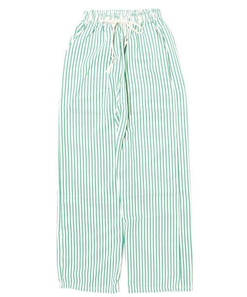 おしゃれスタ(オシャレスタ)の「リラックスストライプワイドパンツ(その他パンツ・レディース・ブラック/グリーン/レッド/ブラウン・M/L/XL/S)」の13枚目の写真