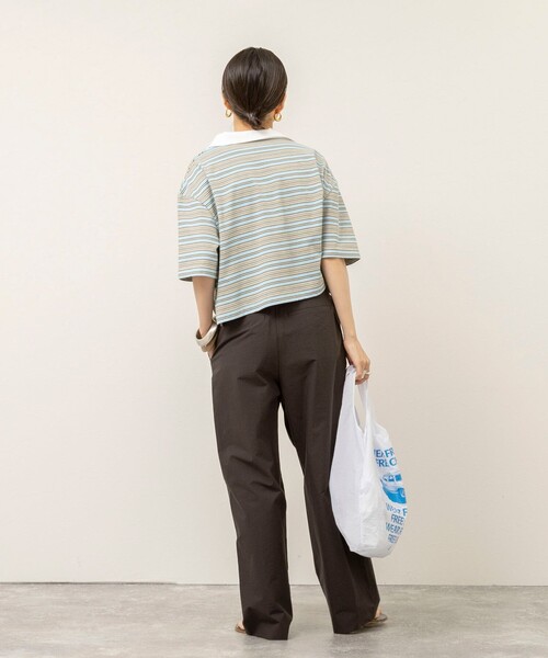 MAQWEL（マクウェル）の「【MAQWEL/マクウェル】ウォッシャブルタックラップパンツ（その他パンツ・レディース・ダークブラウン/ブラック・M/S）」の12枚目の写真