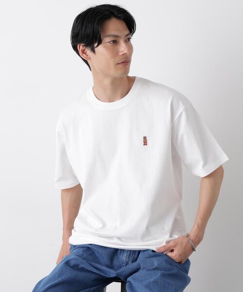 NANO universe(ナノユニバース)の「ナノベア ワイドTシャツ半袖 プロレス(Tシャツ/カットソー・メンズ・その他2/その他3/その他4/その他1・L/S/M)」の1枚目の写真
