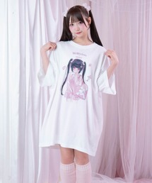 mine by LAFARY（マインバイラファリー）の「《ビビちゃん×mine》BIG Tシャツ（Tシャツ/カットソー）」