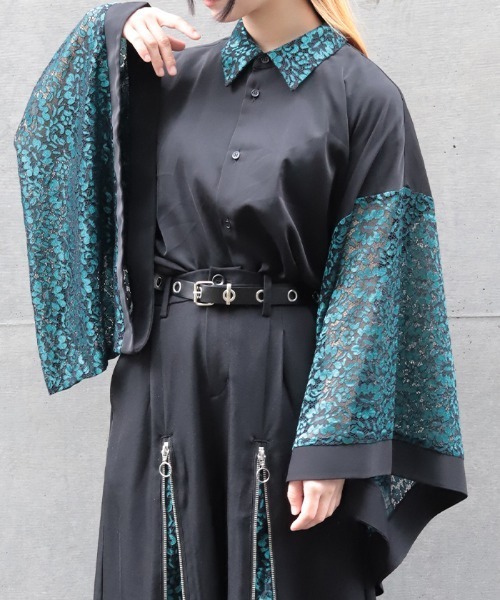 和袖シャツ 和面プリント和袖シャツ AXES-X REZEN -outlet- 公式