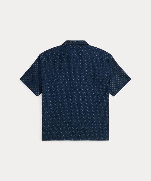 RRL(ダブル アール エル)の「スタープリント インディゴ ジャージー シャツ(シャツ/ブラウス・メンズ・ブルー・S/M/L/XL/XS/XXL)」の7枚目の写真