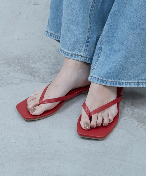 OFROOM(オフルーム)の「Thong Sandals|トングサンダル(サンダル・レディース・レッド/ブラック/ホワイト・SMALL/LARGE/MEDIUM)」の10枚目の写真