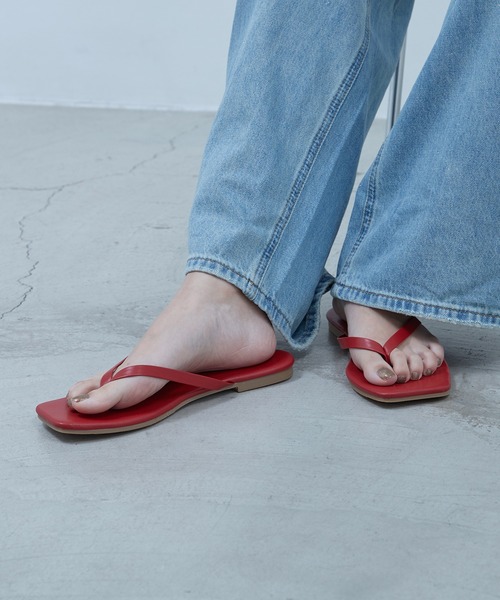 OFROOM(オフルーム)の「Thong Sandals|トングサンダル(サンダル・レディース・レッド/ブラック/ホワイト・SMALL/LARGE/MEDIUM)」の13枚目の写真