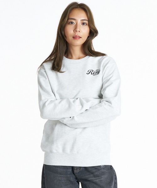 ROXY（ロキシー）の「ROXY/ロキシー スウェット RPO264020（スウェット・レディース・ヘザーグレー/ライトブルー/ブラック・L/M）」の3枚目の写真