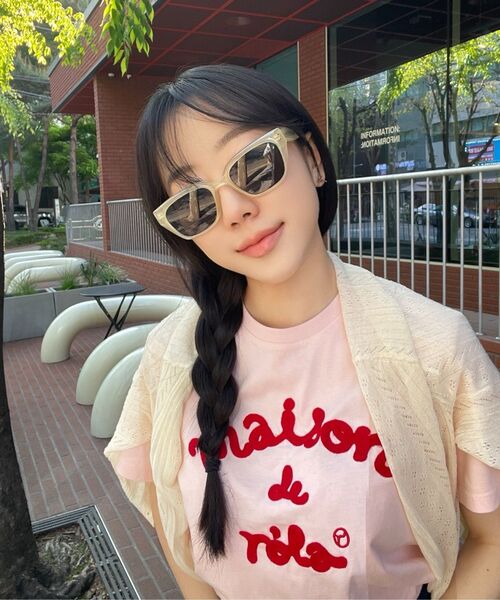 ROLAROLA(ロラロラ)の「MAISON DE ROLA EMBROIDERY T-SHIRT PINK(Tシャツ/カットソー・レディース・ピンク・MEDIUM/SMALL/X-SMALL)」の11枚目の写真