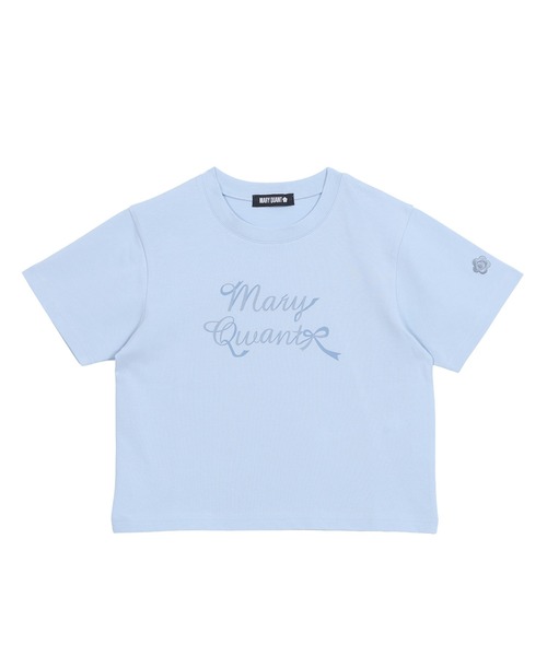 MARY QUANT(マリークワント)の「リボンロゴ Tシャツ(Tシャツ/カットソー・レディース・ブルー/ブラック/ホワイト・M)」の14枚目の写真