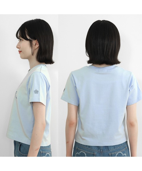 MARY QUANT(マリークワント)の「リボンロゴ Tシャツ(Tシャツ/カットソー・レディース・ブルー/ブラック/ホワイト・M)」の15枚目の写真