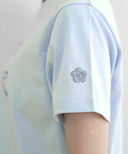 MARY QUANT(マリークワント)の「リボンロゴ Tシャツ(Tシャツ/カットソー・レディース・ブルー/ブラック/ホワイト・M)」の17枚目の写真
