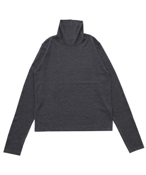 select MOCA(セレクトモカ)の「シアータートルニットトップス(ニット/セーター・レディース・ベージュ/チャコールグレー/ブラック/アイボリー・FREE)」の10枚目の写真