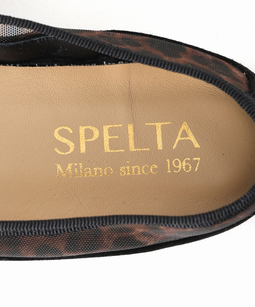 Noble(ノーブル)の「SPELTA/スペルタ レオパードチュールバレリーナシューズ(バレエシューズ・レディース・ブラック・36/39/38/37)」の10枚目の写真